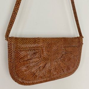 Vintage snakeskin bag
